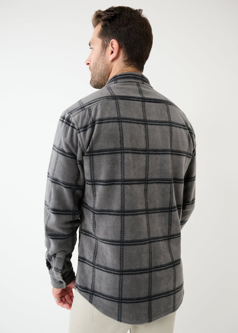 Sunday Shirt Jacket | Grey Check
