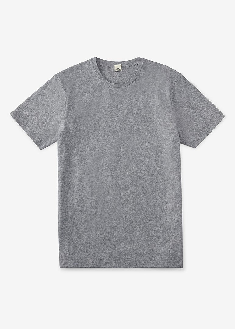 Cotton Stretch T-Shirt | Heather Charcoal