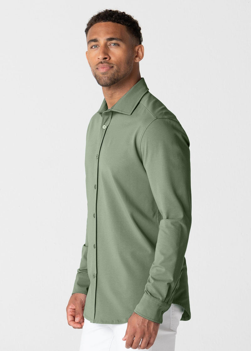 Polished Shirt | Sage Green