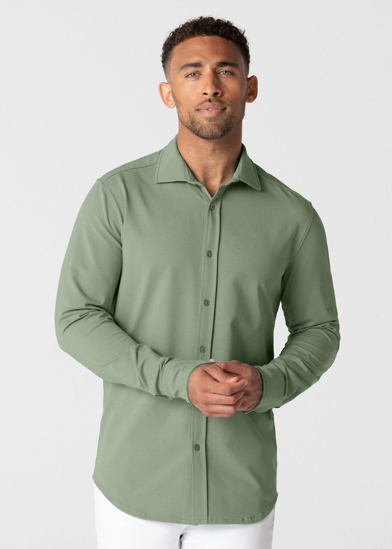 Polished Shirt | Sage Green