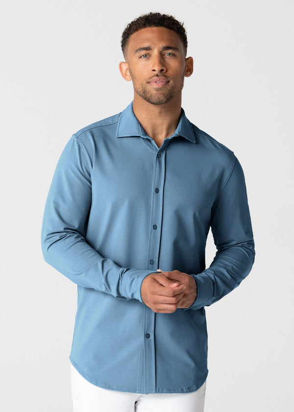 Polished Shirt | Medium Blue