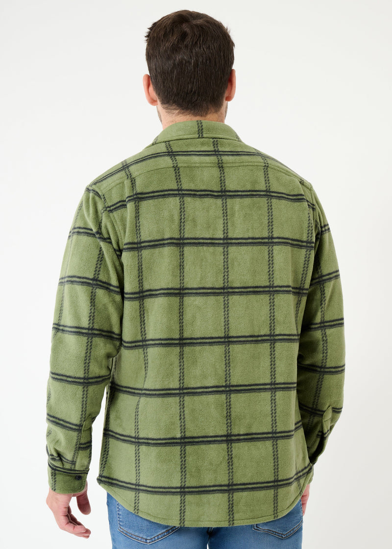 Sunday Shirt Jacket | Olive Check