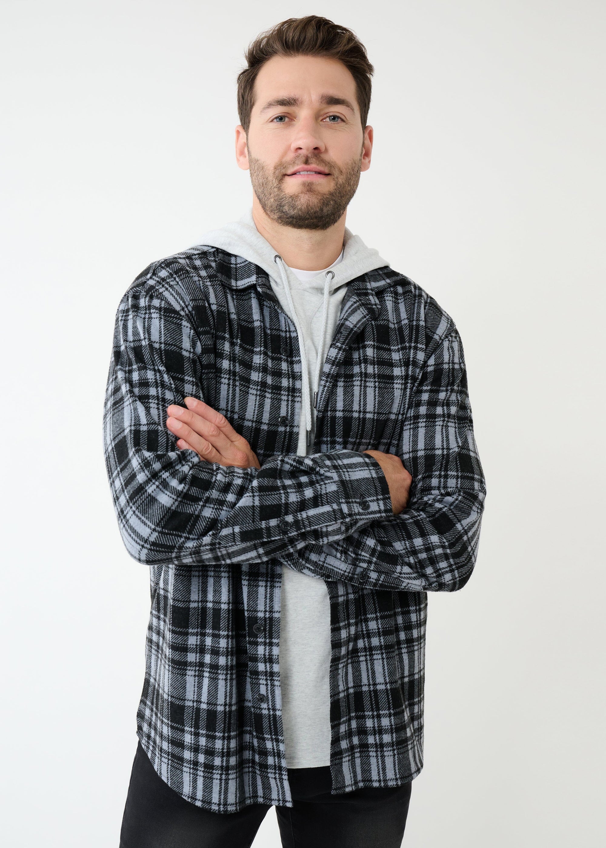 【値下げ！】Bott / Quilted Flannel Shirt / XL BoTT/ボット】Quilted Flannel Shirt - 「PLACE/プレイス