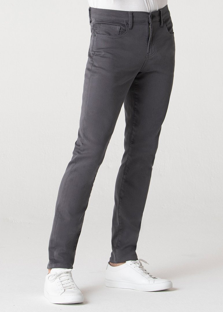Charcoal Grey Cotton Pants for Men - ONE identiti - Wear your identity