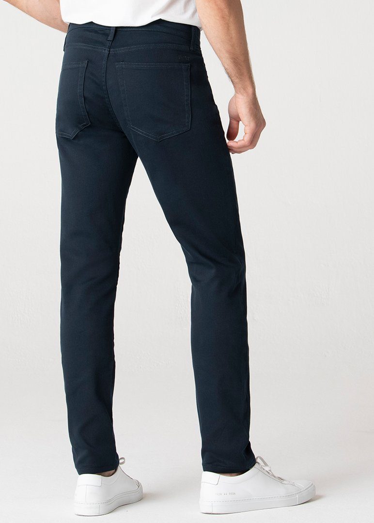 Navy Blue Slim Fit Pants for Men | Swet Tailor®