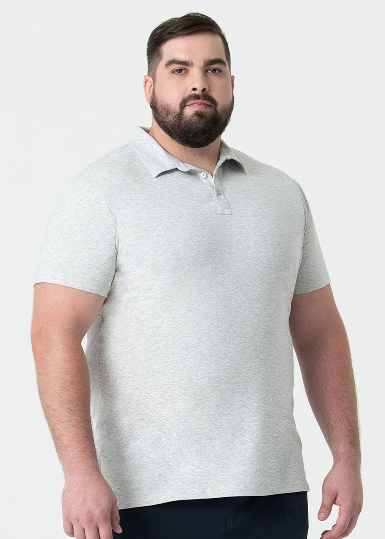 High & Mighty All-In Polo | Heather Grey