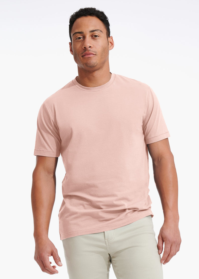 Cotton Stretch T-Shirt | Pearl Blush
