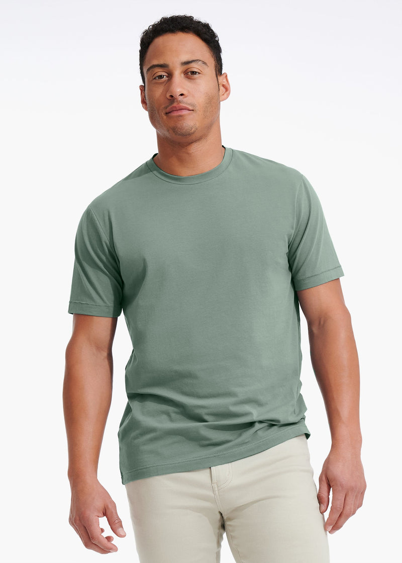 Cotton Stretch T-Shirt | Olive
