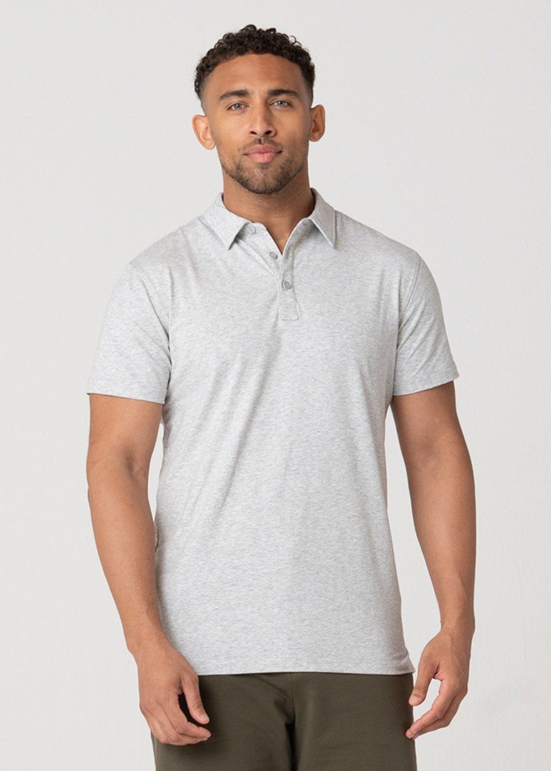 All-In Polo | Heather Grey