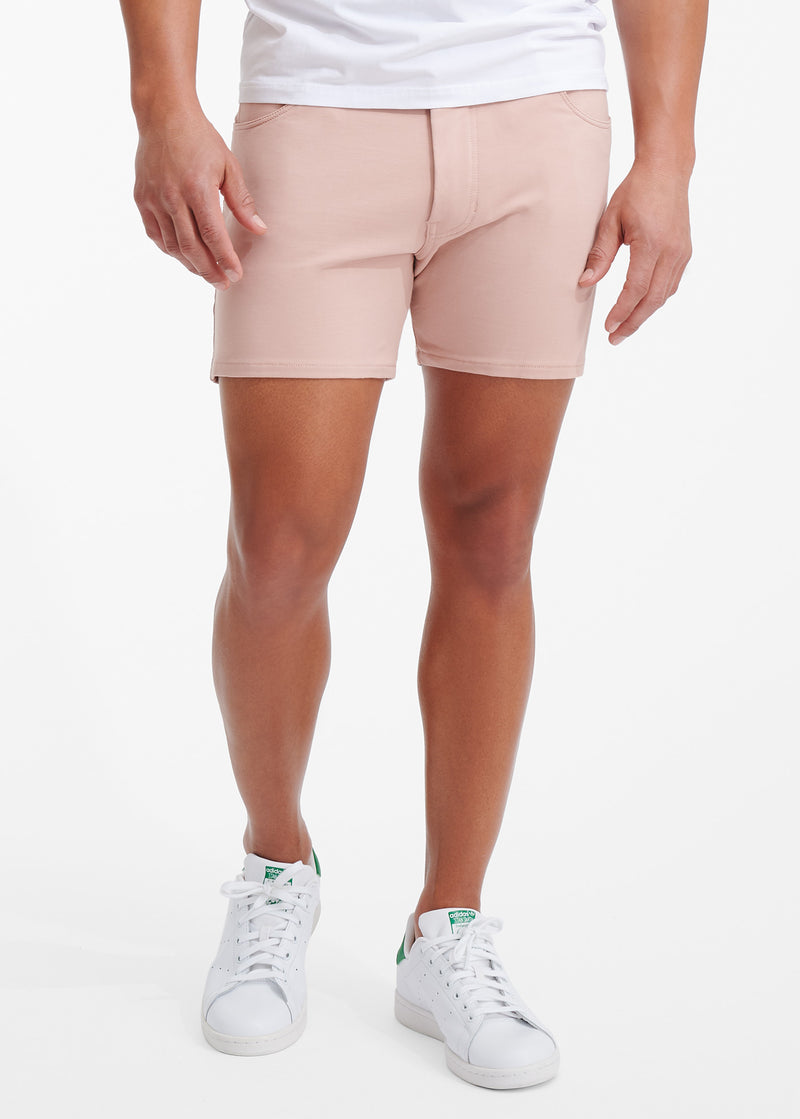 All-In 5" Shorts | Pearl Blush