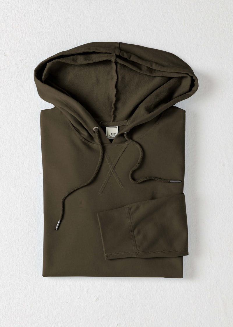 High & Mighty Lightweight SWET-Hoodie | Army Green