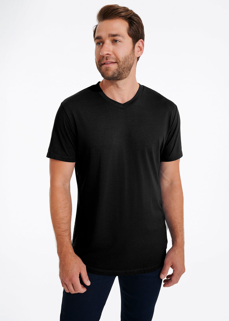 Softest V Neck T-Shirt | Black