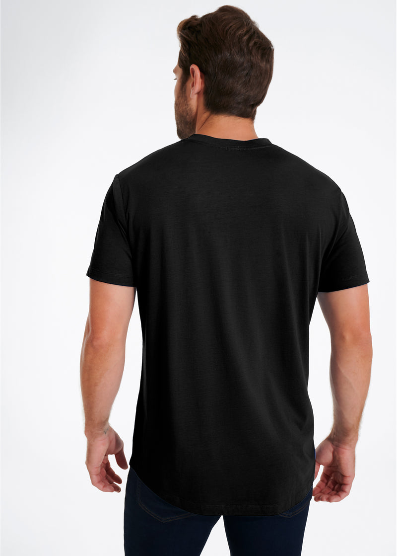 Softest V Neck T-Shirt | Black