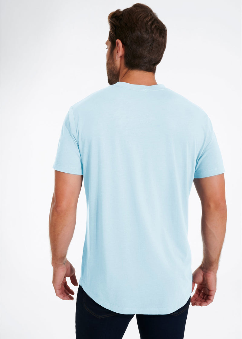 Softest V Neck T-Shirt | Light Blue