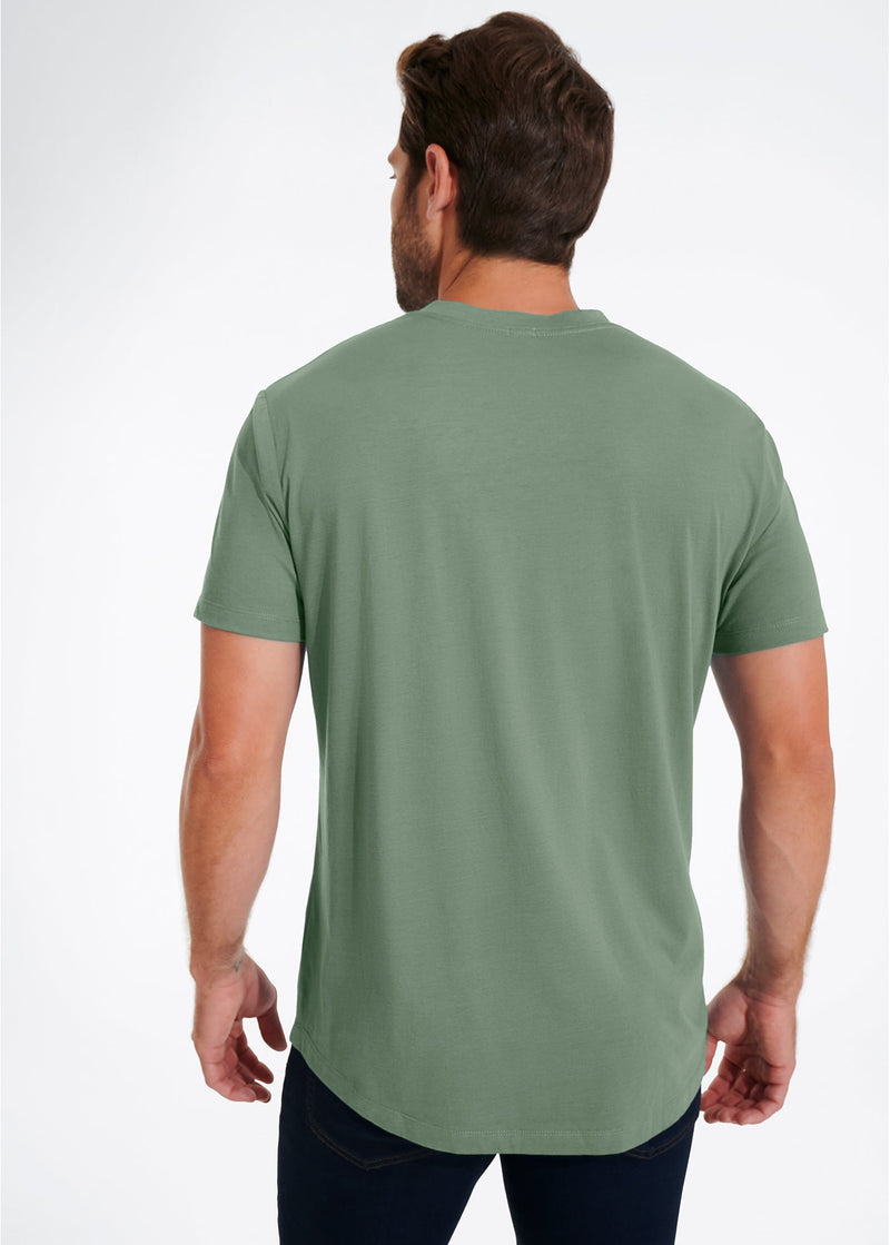 Softest V Neck T-Shirt | Sage Green