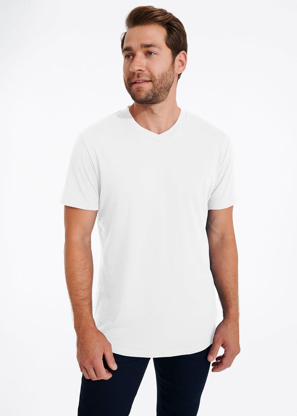 Softest V Neck T-Shirt | White