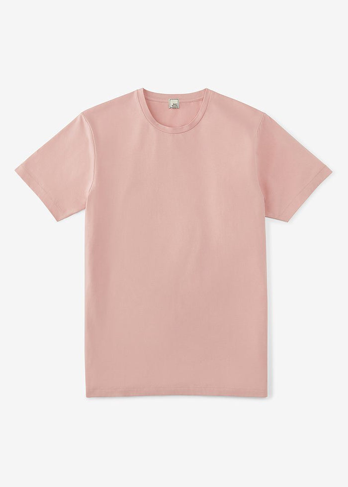 High Mighty Cotton Stretch T Shirt Pearl Blush Swet Tailor