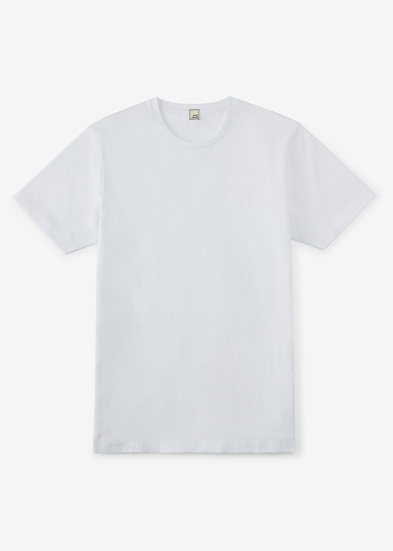 Cotton Stretch T-Shirt | White – Swet Tailor