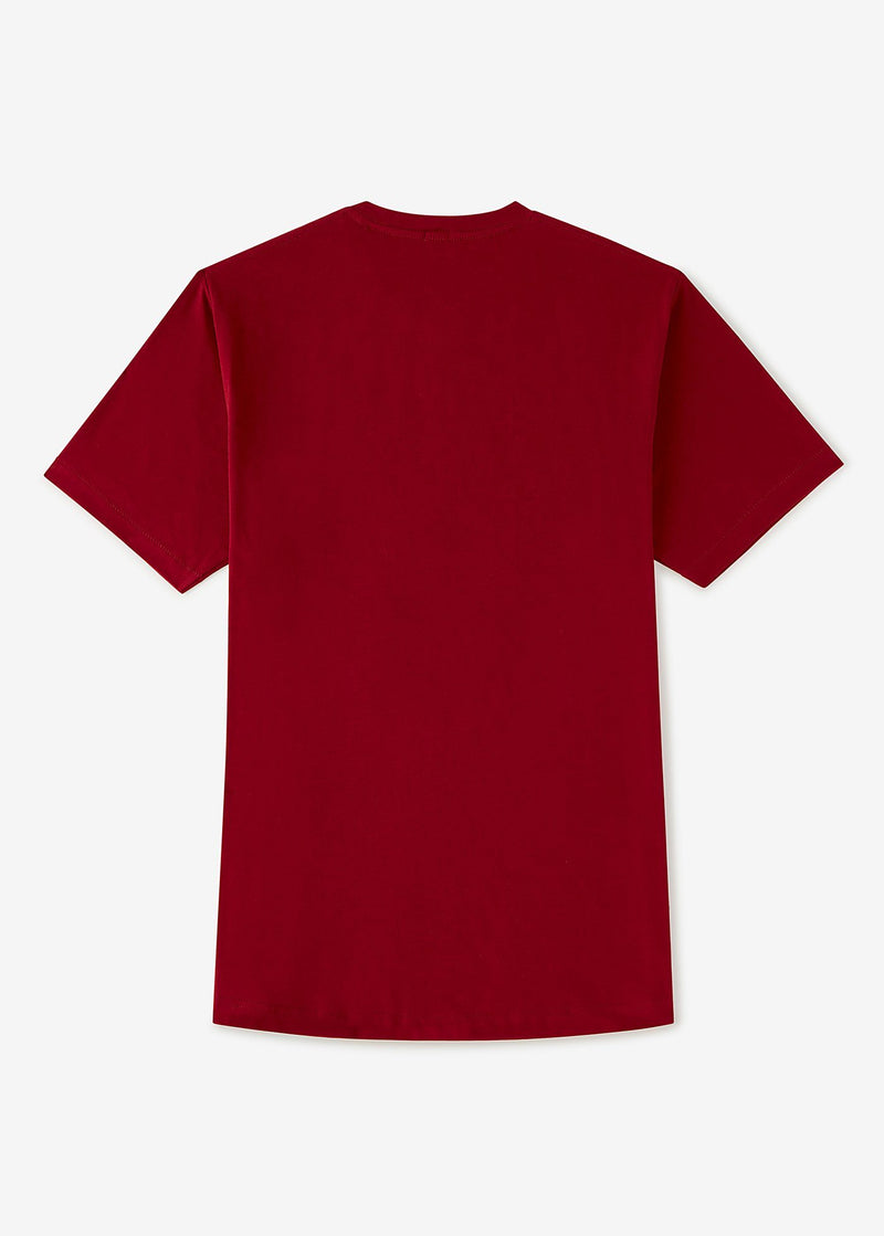 High & Mighty Cotton Stretch T-Shirt | Claret