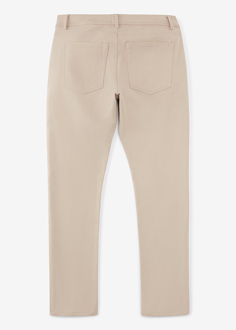 Light Khaki Men's Stretch Pants, All-In Pants | Swet Tailor®