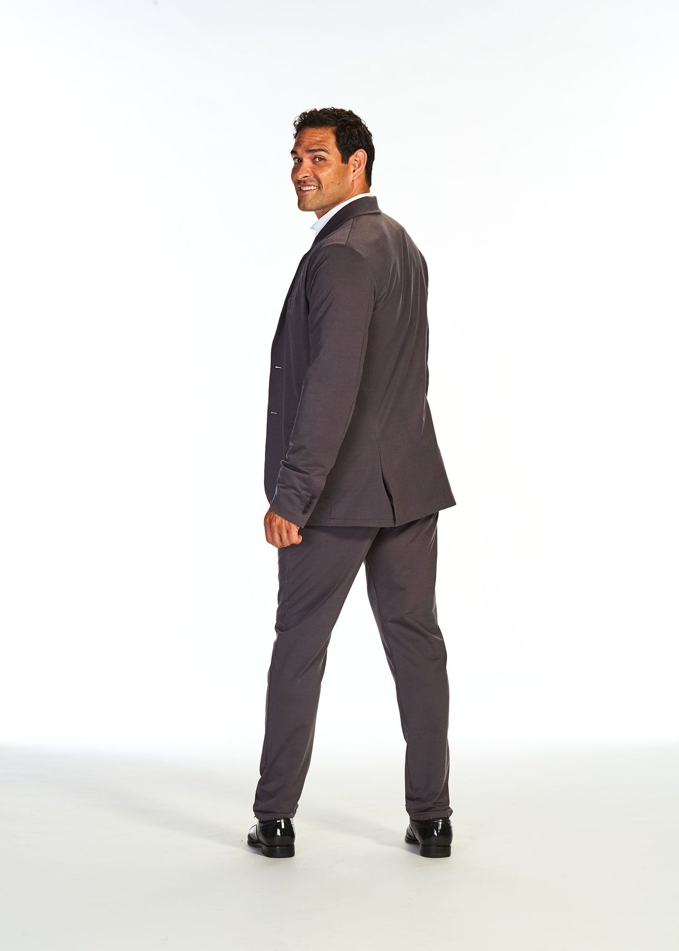 【2plan】Stingy two button over blazer ST_0006_JacketGreyFront_a346b5