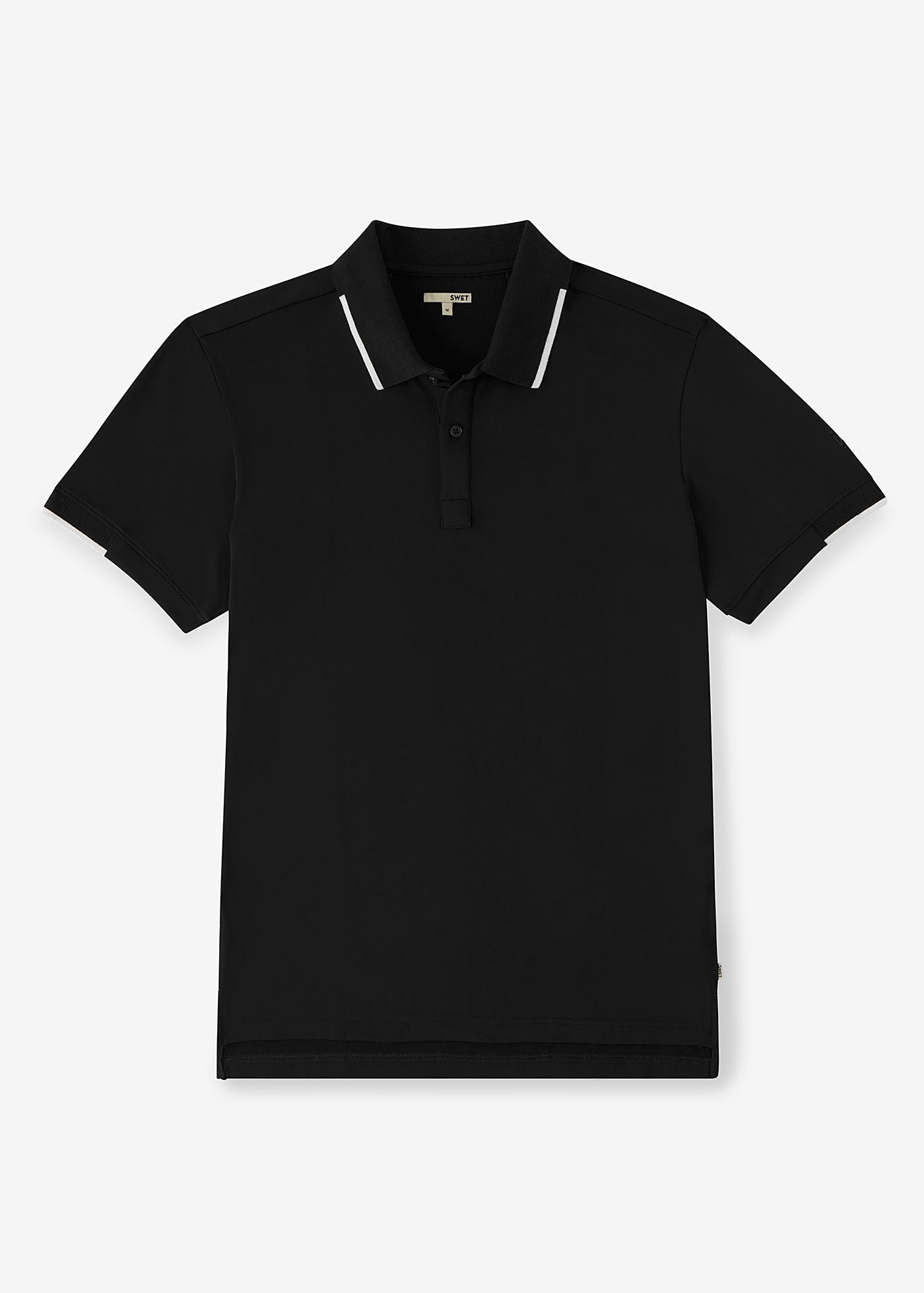 黒 3 wewill tricot polo shirt 黒 3 wewill tricot polo shirt