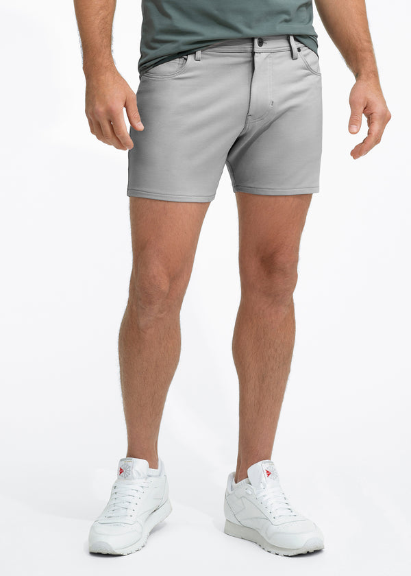 All-In 5" Shorts | Light Grey