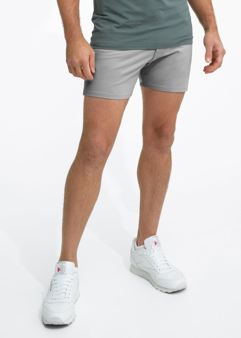 All-In 5" Shorts | Light Grey